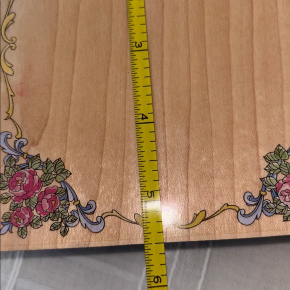 Decorative Wooden Stamps with Teddy Bear and Floral Designs - Picture 5 of 7